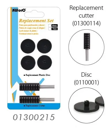 KW-triO 01300215 6mm Replacement Cutter Set