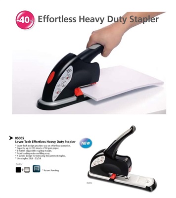 KW-triO 05005 200 Pages Heavy Duty Effortless Stapler