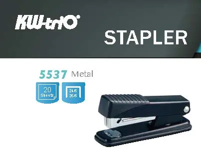 KW-triO 05537 Stapler 24/6 Metal 20 Pages