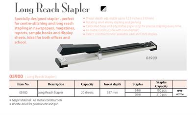 KW-triO 05900 Long Reach Booklet Binding Stapler