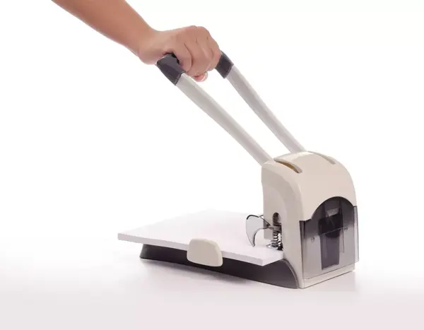 KW-triO 09556 200 Pages EasyTech Power Saving Heavy Duty 2-Hole Punch Machine 