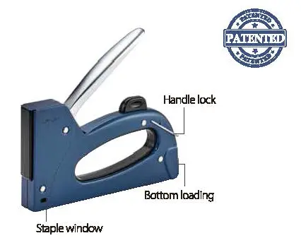 KW-triO 18537 2-in-1 Manual Metal Tacker Gun