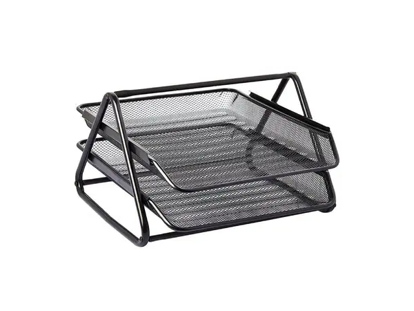 Maxim MX-M2 A4 Mesh Steel 2-Tier Paper Tray 