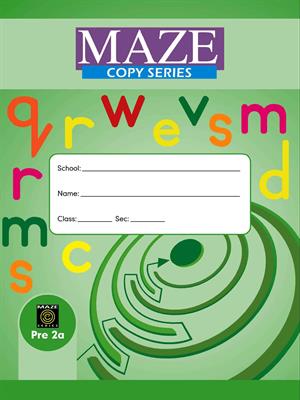 NCE Pre-Primary Maze Copy Series English Pre-2a Workbook