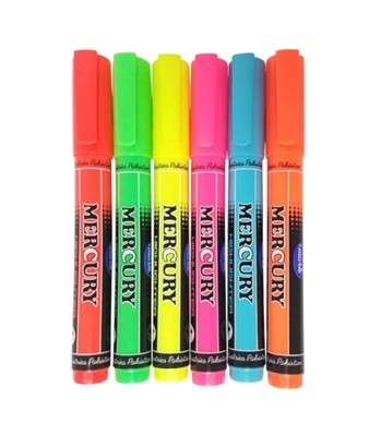 Mercury Text Marker Round Barrel Highlighter
