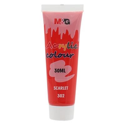 M&G APLN6597 Acrylic Colour Single Tube 30ML 6 Colour Set