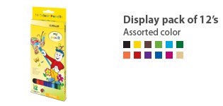 Dollar My Pencil Colour WOW Full Size 12 Colours