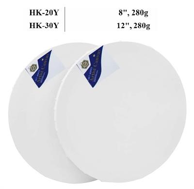 Keep Smiling HK-20Y-30Y Round Artist Canvas Board