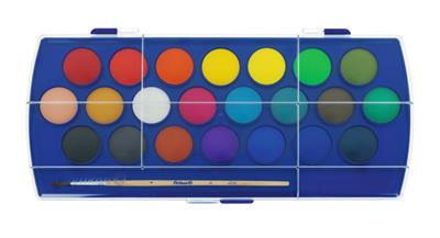 Pelikan F455/22/T11 Opaque Water Paint Box 22 Colours