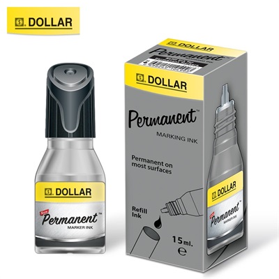 Dollar Permanent Marker Ink Bottle 15ml