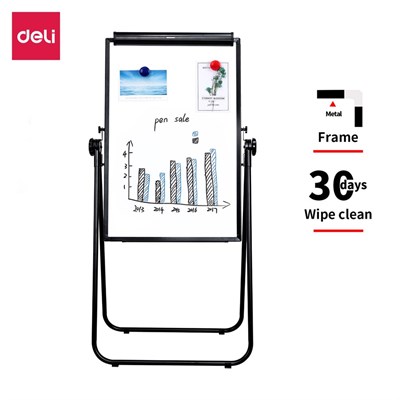 Deli Focus Magnetic Flip Chart 2×3 Feet with U-Stand  E7891B