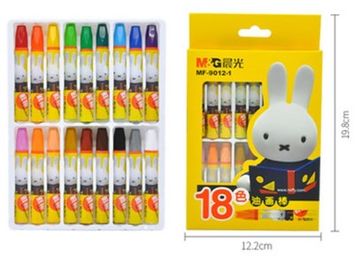 M&G Miffy Series Hexagon Oil Pastels 18 Colours