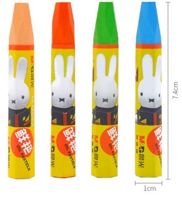 M&G Miffy Series Hexagon Oil Pastels 12 Colours