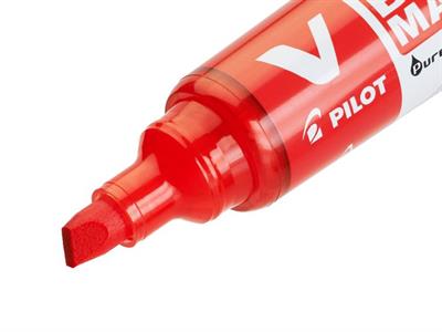 PILOT V Board Master Ereaseable Wyteboard Medium Cut Tip Marker Refillable with Cartridge Ink