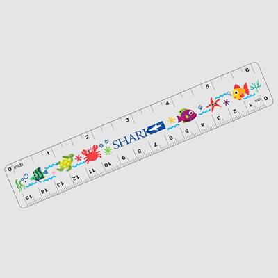 Shark R-106 Character Printed Scale 6 Inches / 15cm