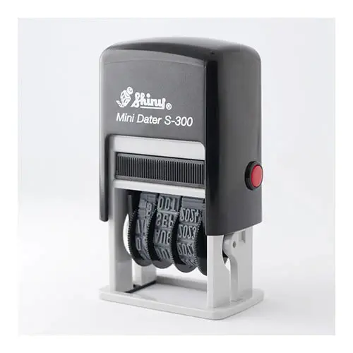 Shiny S-300 Mini Dater with Paid/Received/MFG/EXP