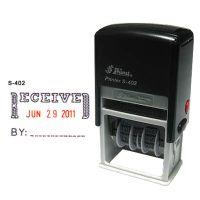 Shiny S-402 Self-Inking RECEIVED Stamp with Adjustable Date