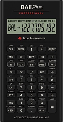 Texas Instruments BA-II Plus Professional Financial Calculator