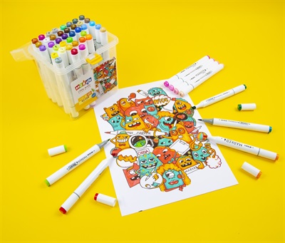 M&G ZPMV800 MG Kids Little Artist Twin-Tip Watercolour Markers