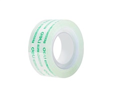 Deli E30064 Transparent Stationery Tape 1.0 Inch x 20 Yards 08 Pieces Roll