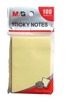 M&G YS-66 Yellow Colour Pastel Memo Sticky Notes 3x2 Inches
