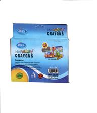 Apex MC-12 Mini Waxy Crayons 12 Colours