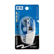 M&G ACT52271 Dual Correction Tape and Pen 5MM x 6Meter + 5ML