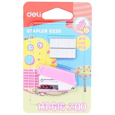 Deli E0225 Mini Colour Stapler with Stapler Pins