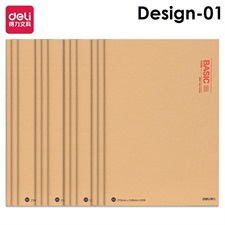 Deli EFA560 School Multi Design Soft Cover A5 Notebook – 60 Pages