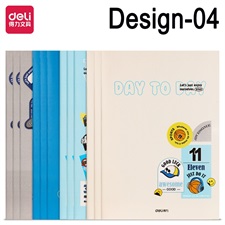 Deli EFA560 School Multi Design Soft Cover A5 Notebook – 60 Pages
