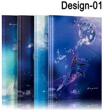 Deli EQFB540 School Multi Design Soft Cover B5 Notebook – 40 Pages
