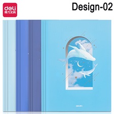 Deli EQFB540 School Multi Design Soft Cover B5 Notebook – 40 Pages