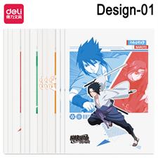 Deli EQFB560 School Multi Design Soft Cover B5 Notebook – 60 Pages 
