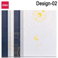 Deli EQFB560 School Multi Design Soft Cover B5 Notebook – 60 Pages 