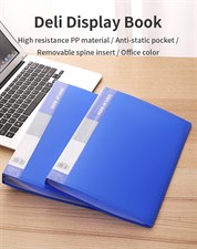 Deli Clasic Series E38147 A4 40 Pocket Display File