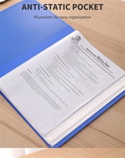Deli Clasic Series E38148 A4 60 Pocket Display File
