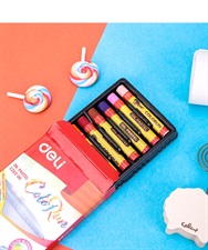 Deli EC20200 ColoRun 12 Colours Oil Pastels