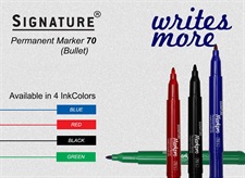 Signature Markpro Round Tip Permanent Marker