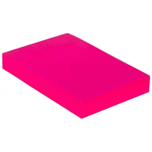Deli EA02202 Neon Colours Sticky Notes 3x2 Inches 