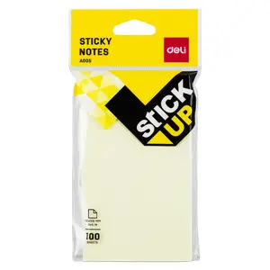 Deli EA00552 Pastel Sticky Notes 3x5 Inches
