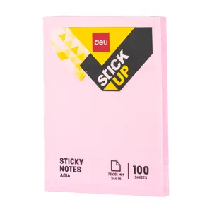 Deli EA01403 Pastel Sticky Notes 3x4 Inches 100 Sheets