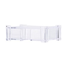 Deli E7621 PS Top View Transparent Business Card Holder