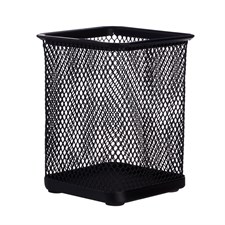 Deli E9174 Mesh Steel Square Shape Pen Holder