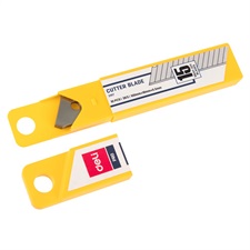 Deli E2017 Knife Cutter Blade 18mm Pack of 10 Pieces