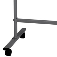 Deli E7893 Universal 2-Sided Magnetic Flip Chart 2×3 Feet with Stand Whiteboard and Chalkboard