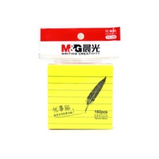 M&G YS-206 6 Colour Pastel Memo Sticky Notes 3x3 Inches