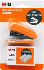 M&G ABS91693 Mini Colour Stapler with Stapler Pins