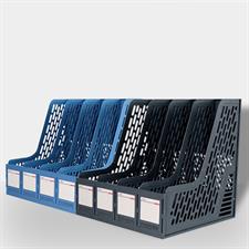 M&G ADMN4398 Plastic Magazine Holder 4 Compartments