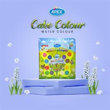 Apex 812CW Cake Water Colour Paints 12 Colours