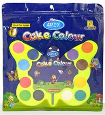 Apex 812CW Cake Water Colour Paints 12 Colours